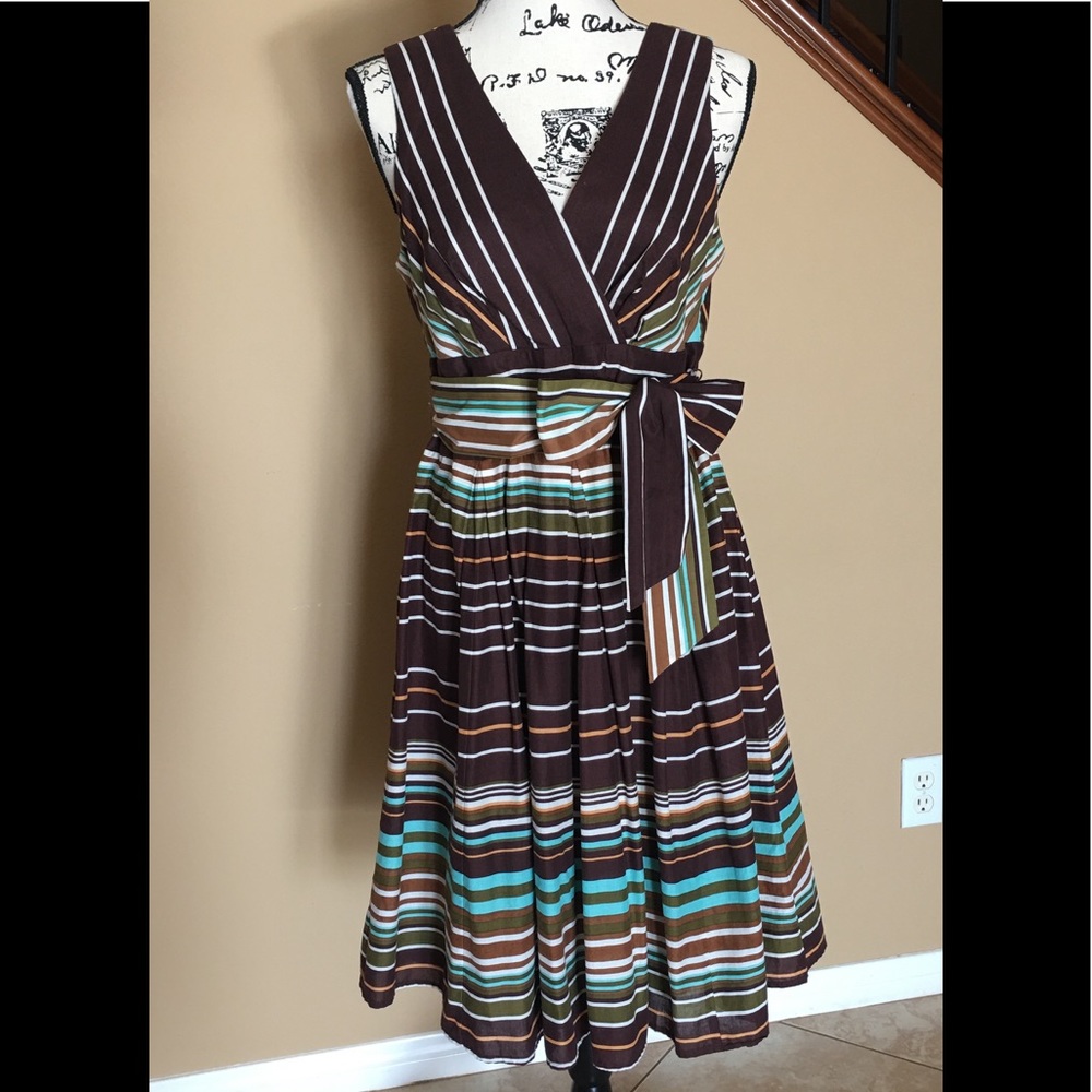 60’s Retro pleaded dress